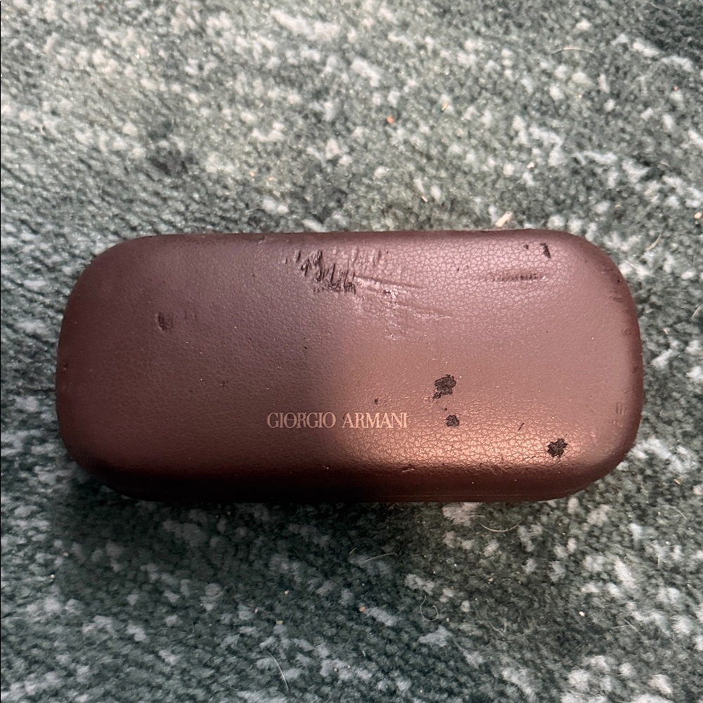 Giorgio Armani Dark Brown Eyewear Case